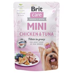 Brit Care Vådfoder Til Hund Mini Fillets In Gravy Kylling & Tun 85g